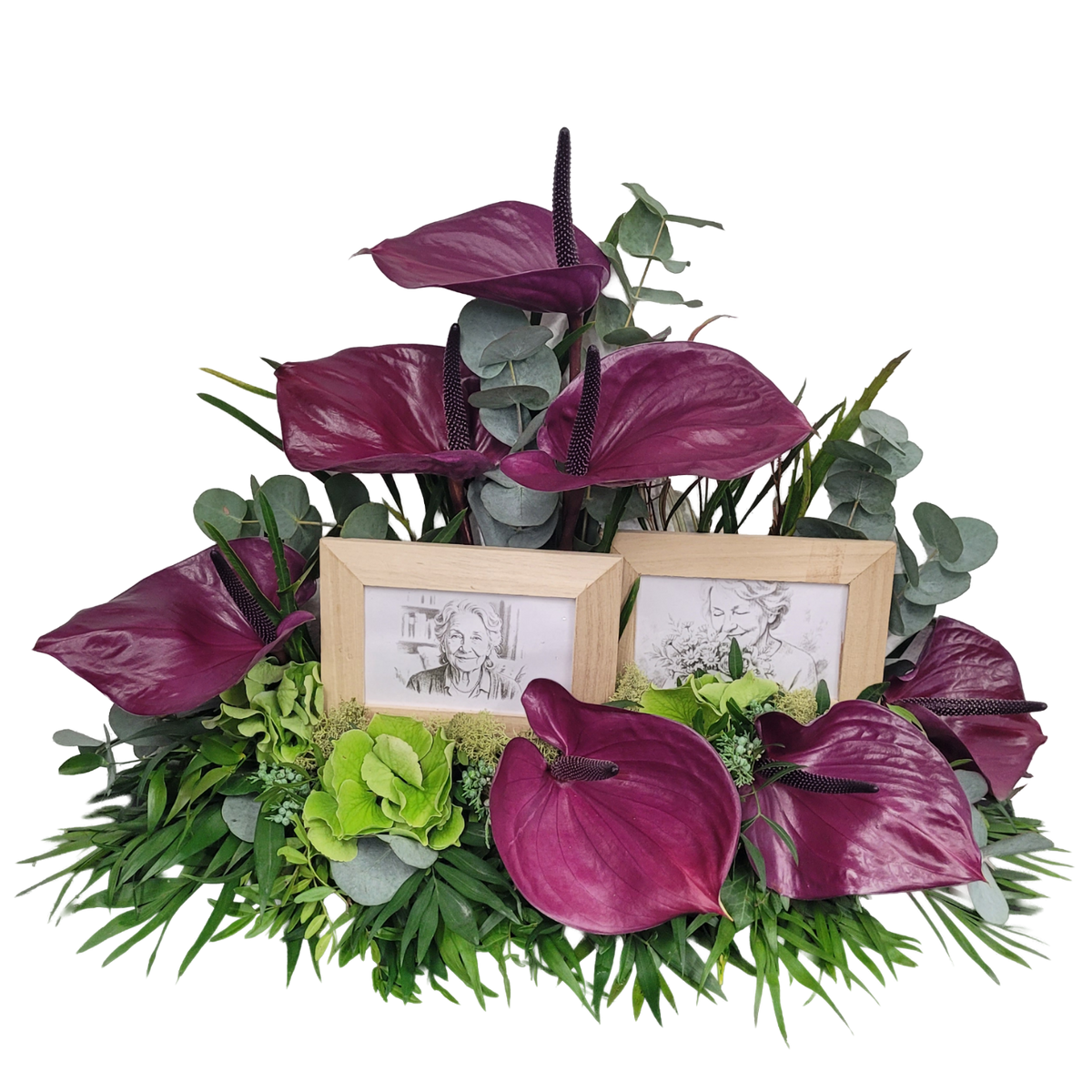 Bilderrahmen_-_Anthurien_-_rosa