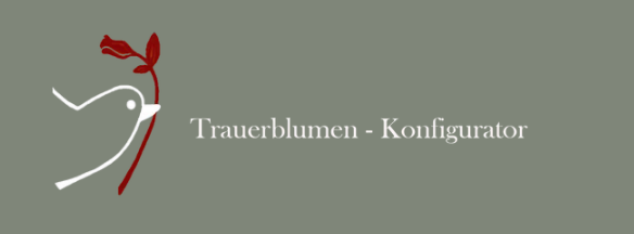 Trauerblumen Konfigurator
