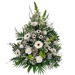 Gesteck_Hoch_-_Antirnium_Chrysanthemen_Viburnum_Nelken_Rosen_Schleierkraut_Germinis_Ginster_-_Weiss