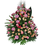 Gesteck_Hoch_-_Edelrosen_Rosen_Verzweigte_Rosen-_Bunt