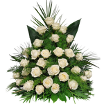 Gesteck_Hoch_-_Nur_Rosen_-_Weiss