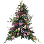 Gesteck_Hoch_-_Rosen_Nelken_Orchiedea_Lilien_Septemberkraut_Lilien_Veronika_Alstromerie_Campanula_Eustoma_-_Flieder_Blau_Rosa_Lila_Weiss
