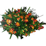 Gesteck_Mittel_-_Nur_Rosen_-_Orange