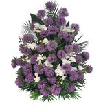 Grabgesteck_Hoch_-_Mann_Frau_-_Lila_Weiss_-_Allium_Orchiedeen_Dentrobien