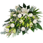 Grabstrauss_-_Dahlien_Lilien_Astilbe_-_Weiss_-_Saison_nur_Mai_bis_Oktober