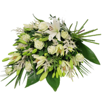 Grabstrauss_-_Rosen_Astilbe_Lilien_-_Weiss