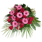 Grabstrauss_-_Verbene_Astilbe_Rosen_Gerbera_-_Rot_Rosa_Weiss