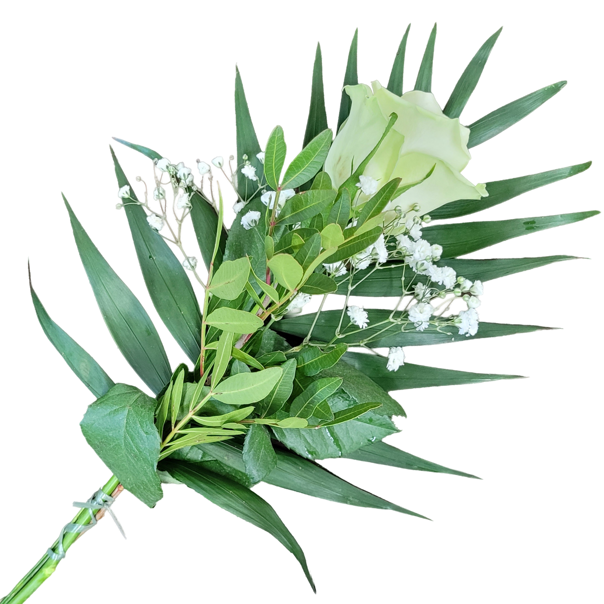 Handblume_Gruene_Rose_mit_Beiwerk