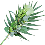 Handblume_Gruene_Rose_mit_Gruen