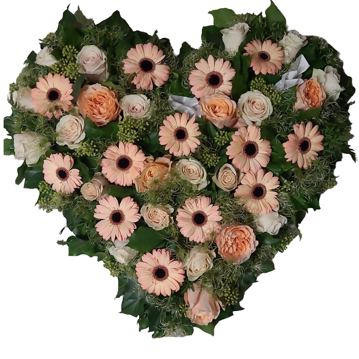 Herz_Gefuellt_-_Rosen_Gerbera_-_Lachs_Creme