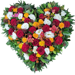 Herz_gefuellt_-_Rosen_Eustoma_Freesien_Anigozanthos_Skimmia_-_Orange_Rot_Weiss