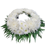 Kranz blumig_-_Nur_Chrysanthemen_-Weiss_