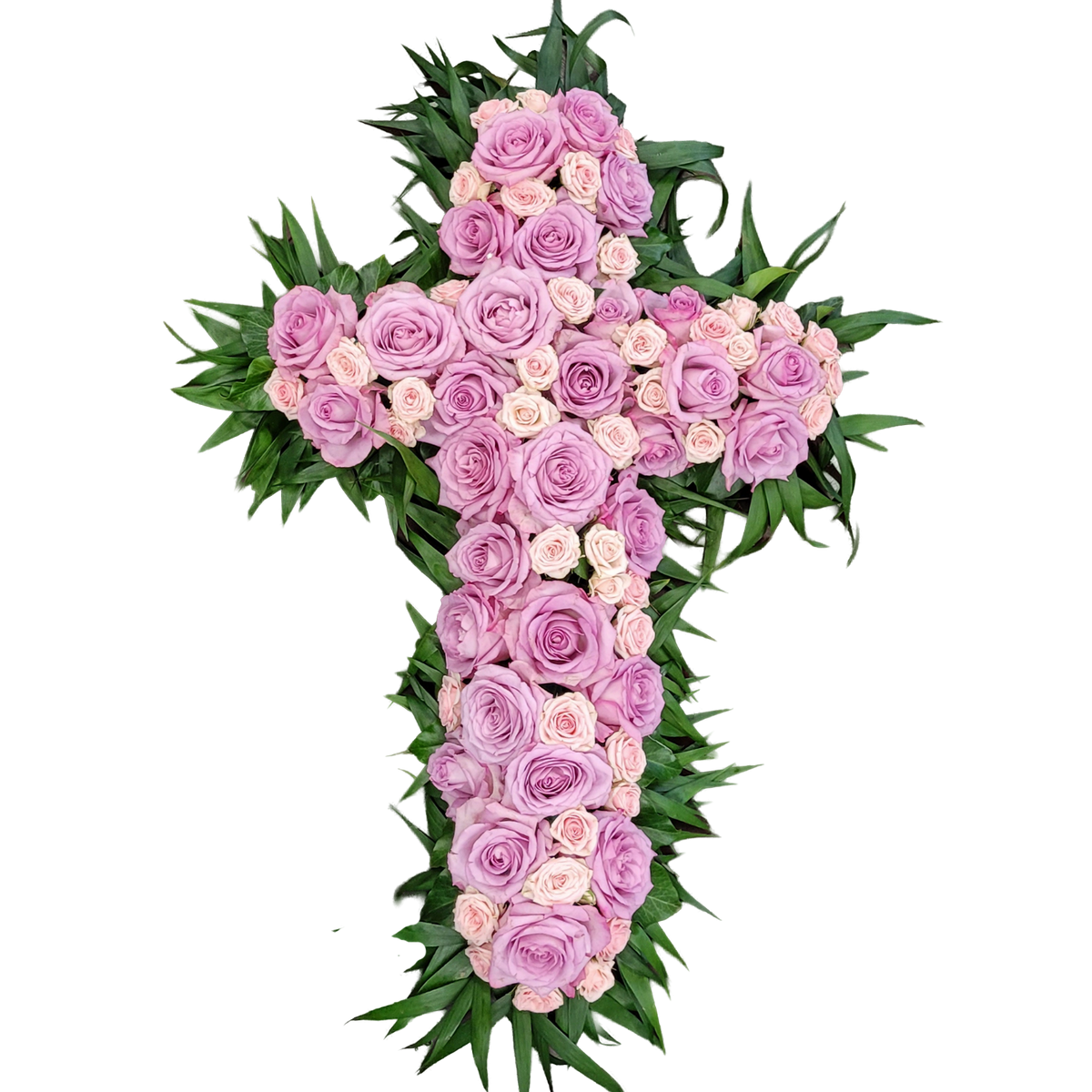 Kreuz_-_Nur_Rosen_-_Creme_Rosa_Flieder