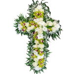 Kreuz_-_Rosen_Chrysanthemen_Chymbidie_-_Orchiedea_Schleierkraut_-_Weiss_Gruen_Rot