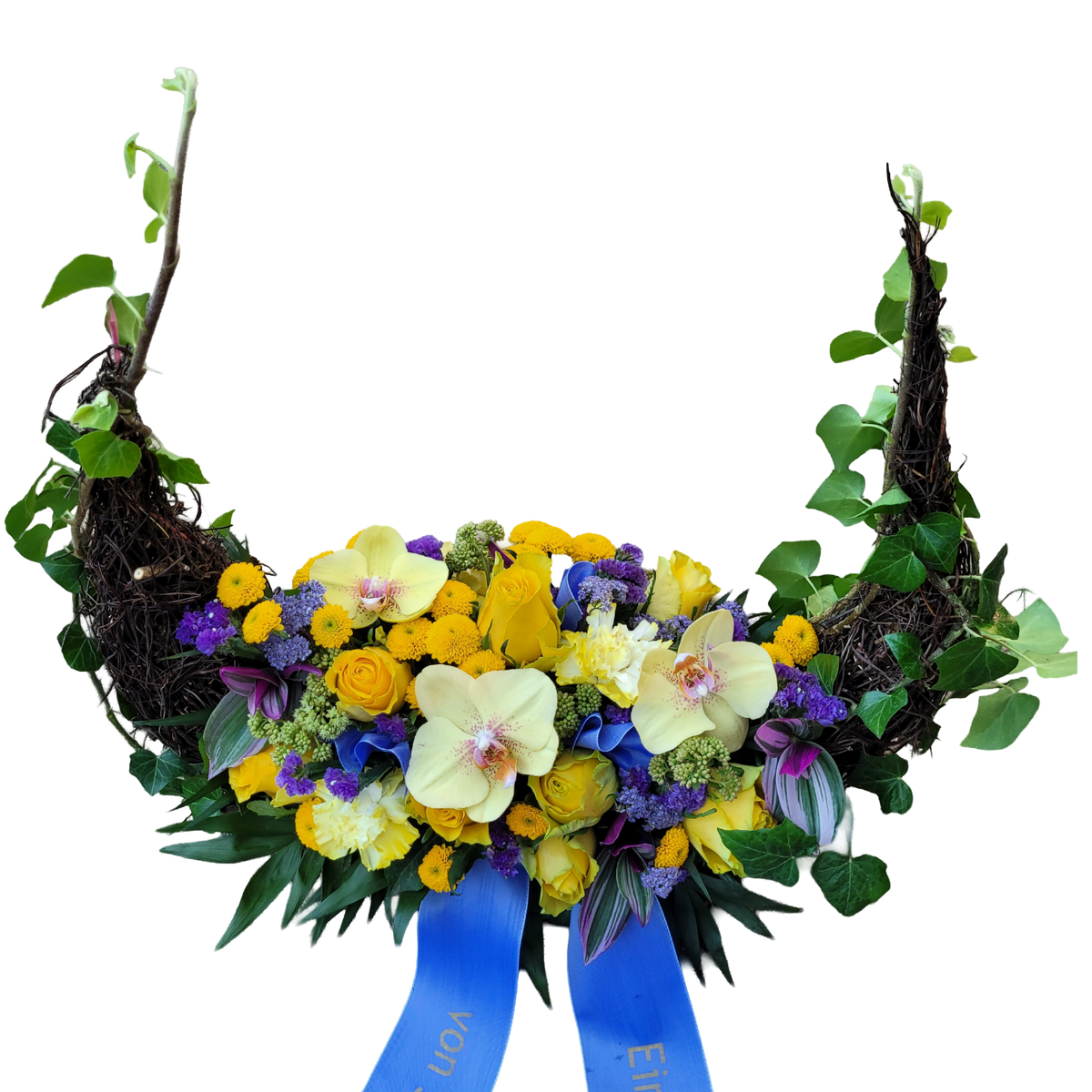 Schiff_-_Rosen_Cysanthemen_Nelken_Orchiedea_-_Blau_Gelb
