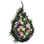 Traene_-_Statice_Nelken_Rosen_Eustoma_Schleierkraut_Annemone_-_Apricot_Weiss_Blau