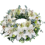 Urnenfusskranz_-Nur_Lilien_-_Weiss_