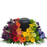 Urnengesteck_Mittig_-_Rainbow_-_Regenbogen-_Bunt
