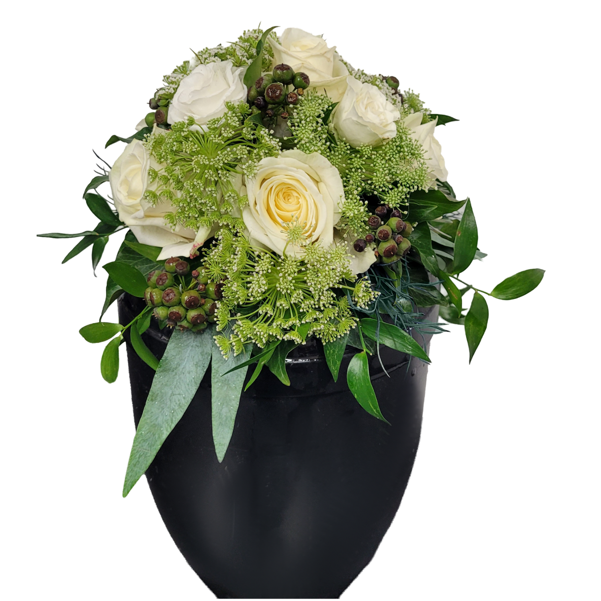 Urnenkrone-Rosen_Dill_Efeu-WeissGruen
