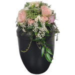 Urnenkrone-Rosen_Veronika_Dill_Freesien-LachsWeiss-eine Seite Haengend