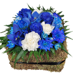 Wuerfel_-_Chrysanthemen_Rosen_Feder_Chrysanthemen_Orchiedeen_Nelken_Rosen_-_Weiss_Blau